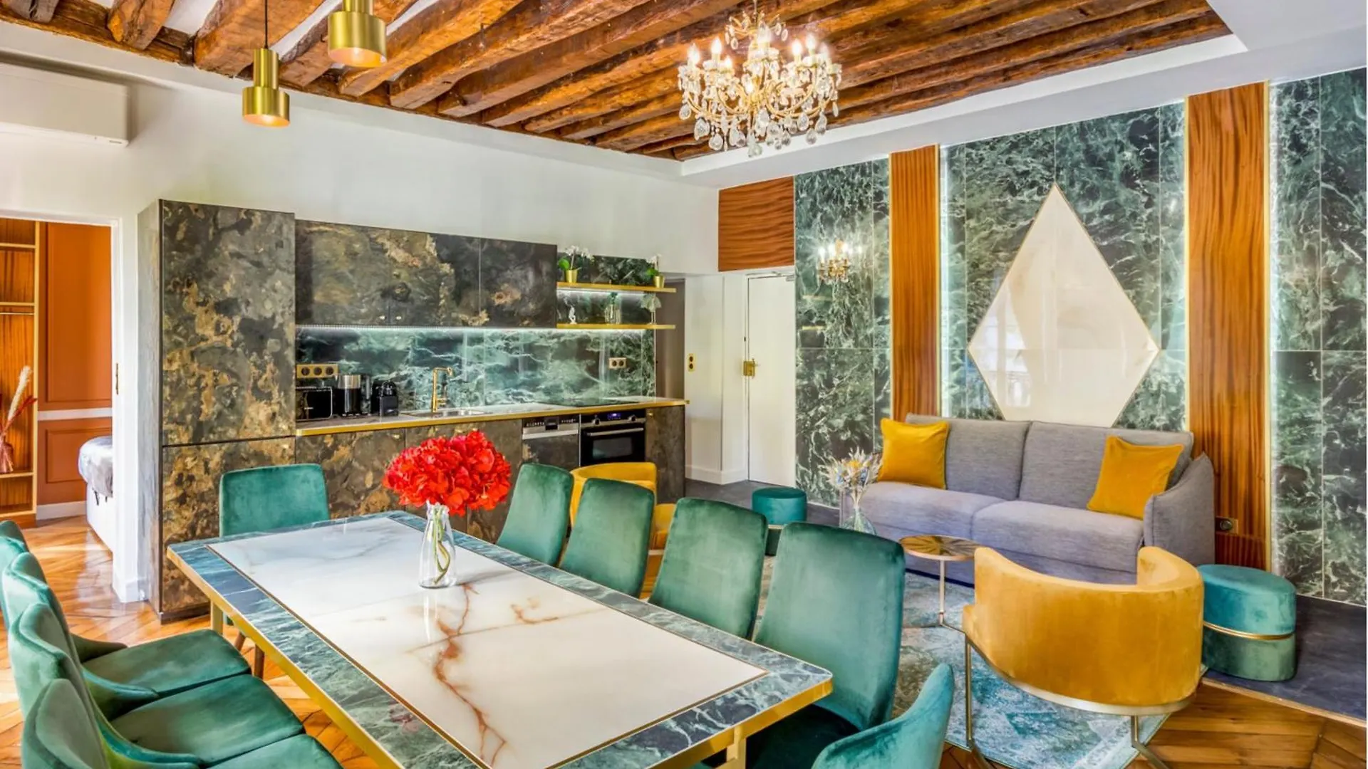 Luxury 3 bedrooms 3 bathrooms apartment in Le Marais Paris France
