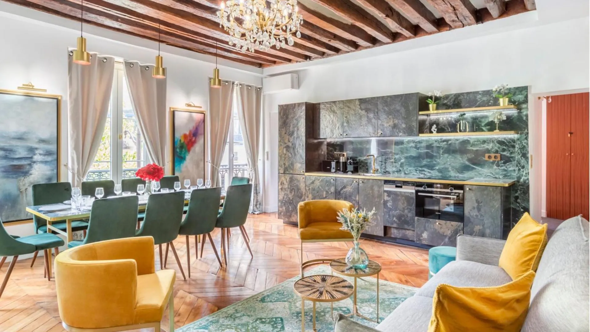 Luxury 3 bedrooms 3 bathrooms apartment in Le Marais Paris 0*,  France
